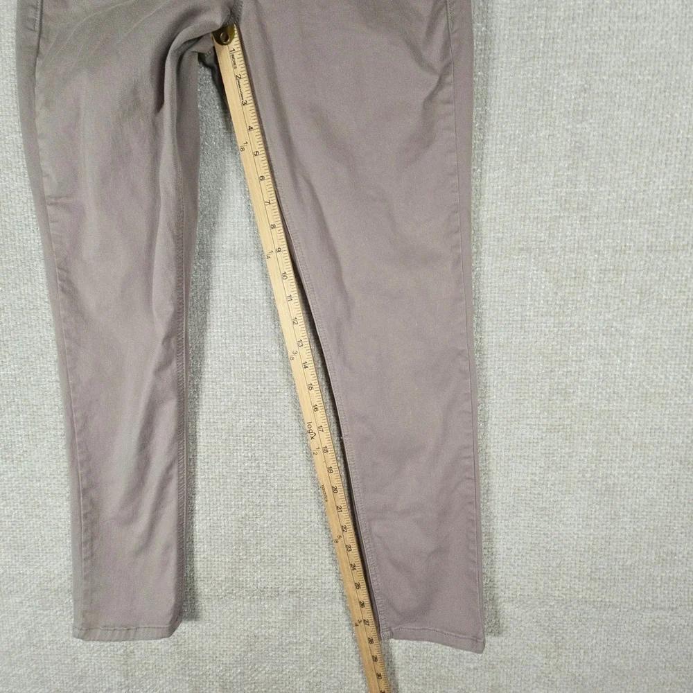 Maurices‎ Women Slim Fit Colored Denim Pants Taupe Mauve Size M-R Waist 30
